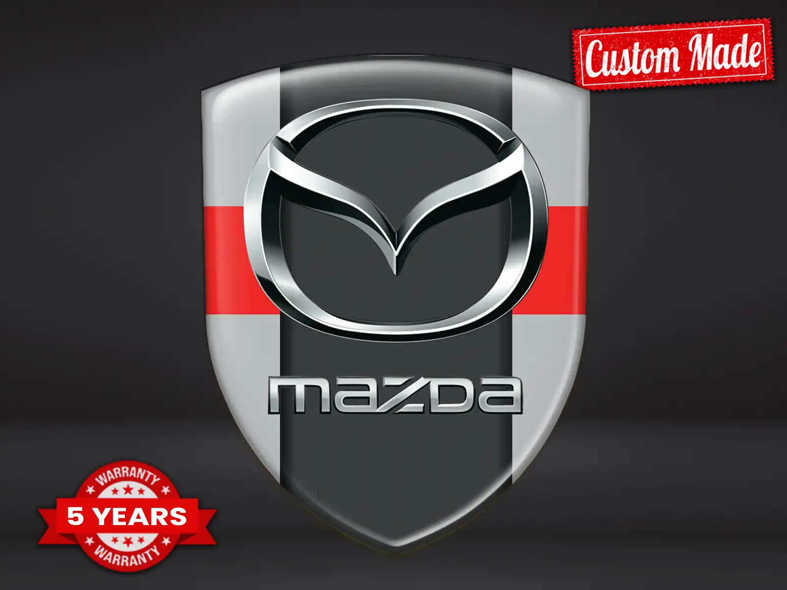 Mazda Heavy Duty Sticker Max Durable Stylish Pro Design